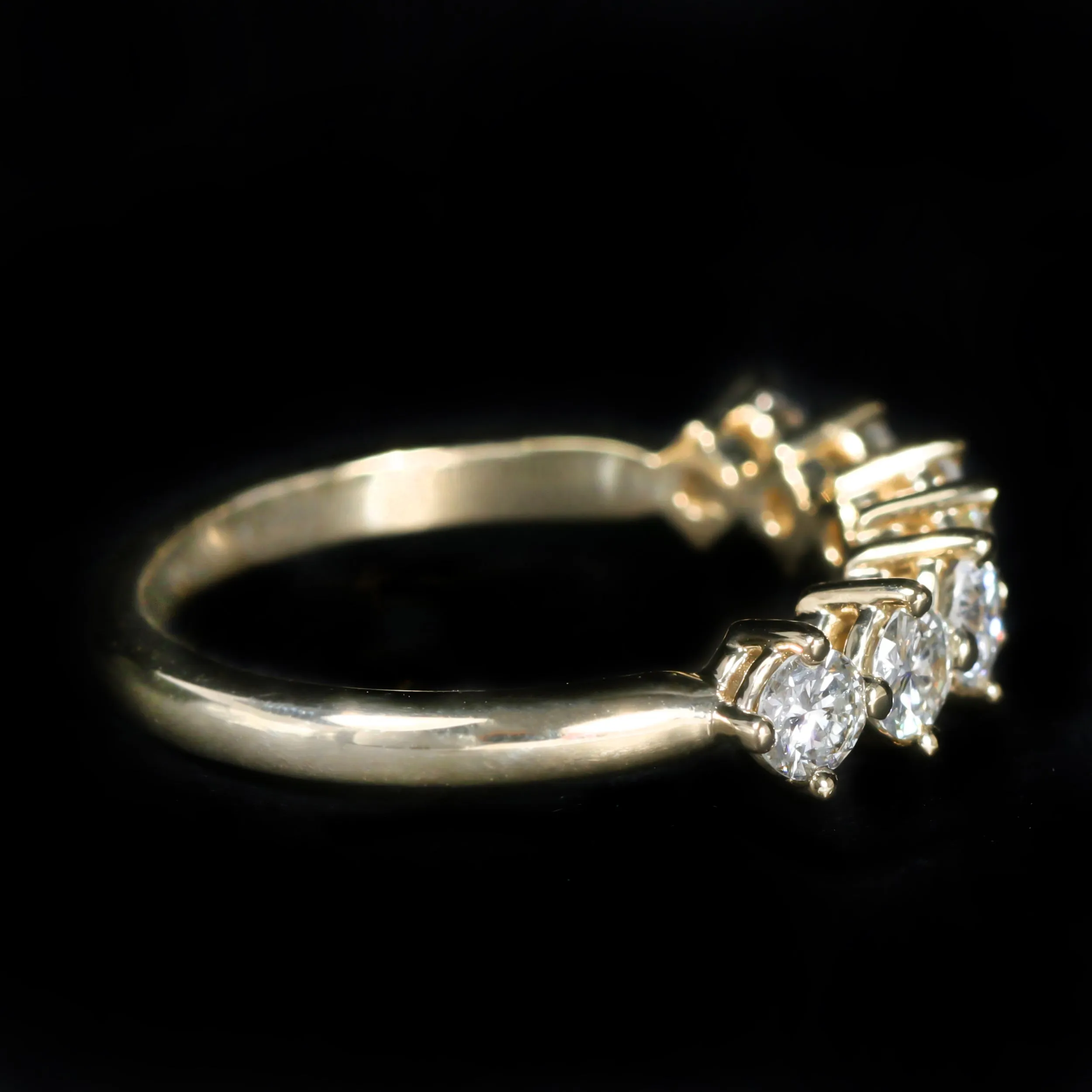 14K Yellow Gold 0.98 CTW Diamond Band
