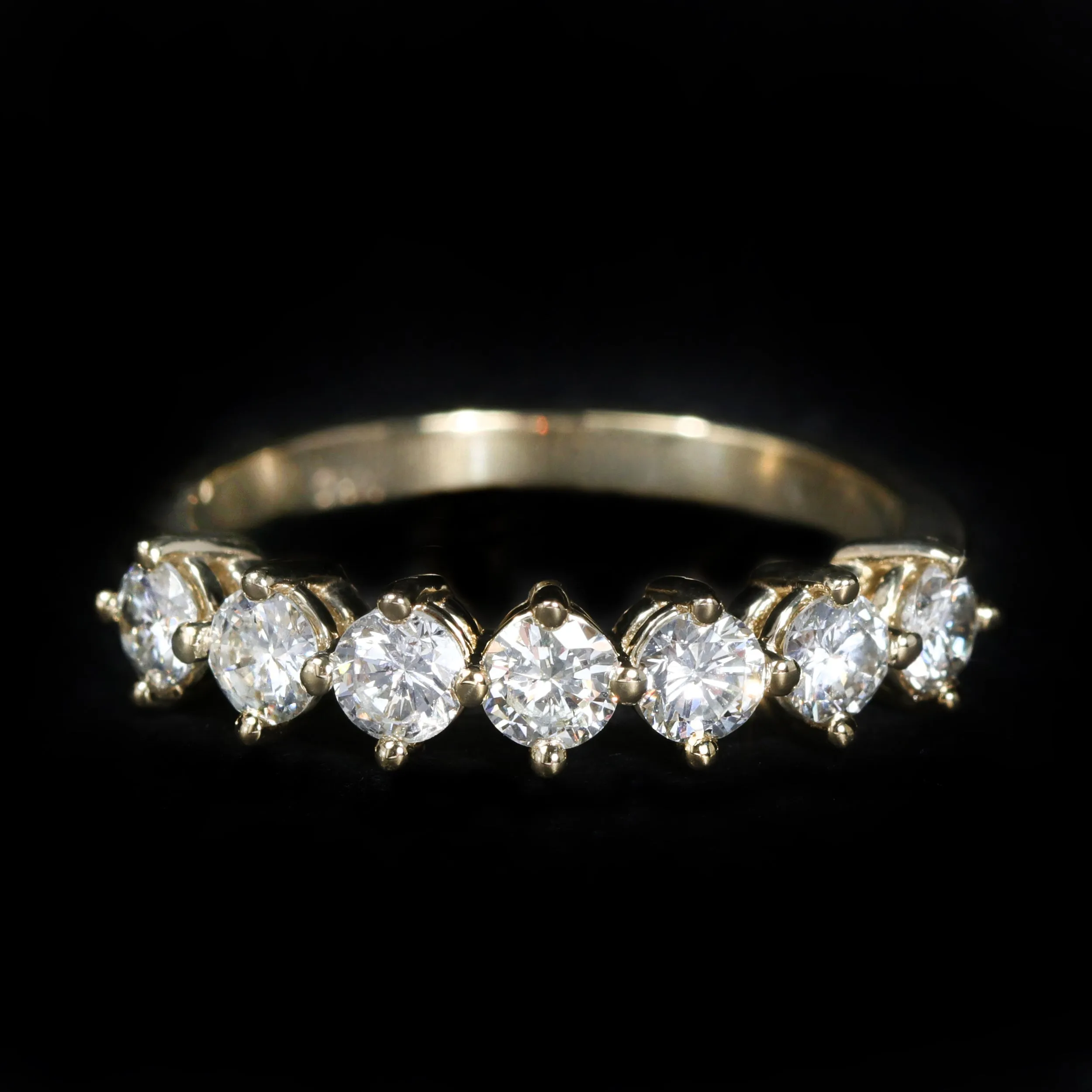 14K Yellow Gold 0.98 CTW Diamond Band