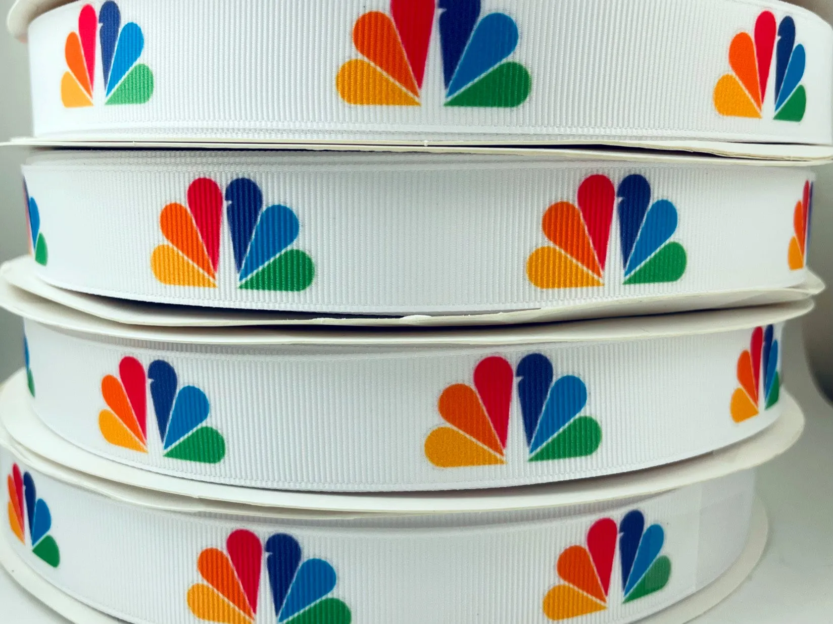 5/8" Sublimated Grosgrain Printed Ribbon By The Roll