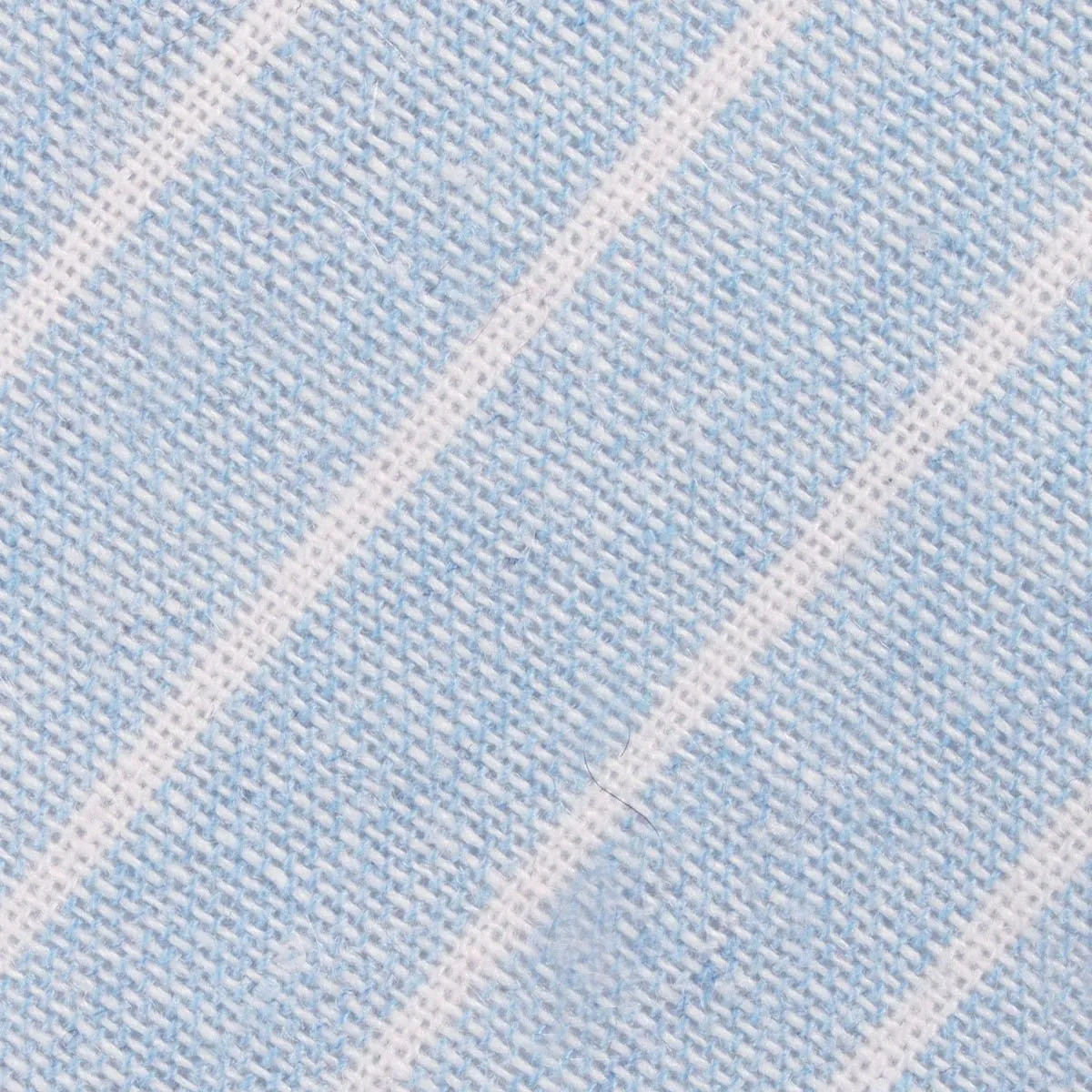 Baby Blue Wide Pinstripe Linen Tie