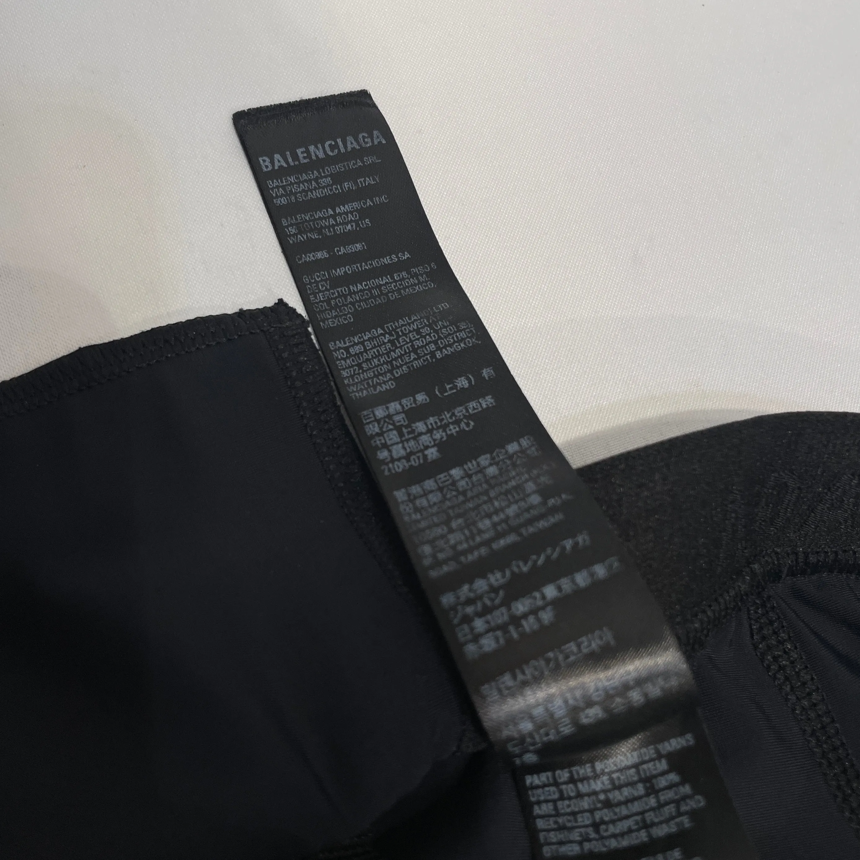 BALENCIAGA/Bottoms/Polyester/BLK/leggings/