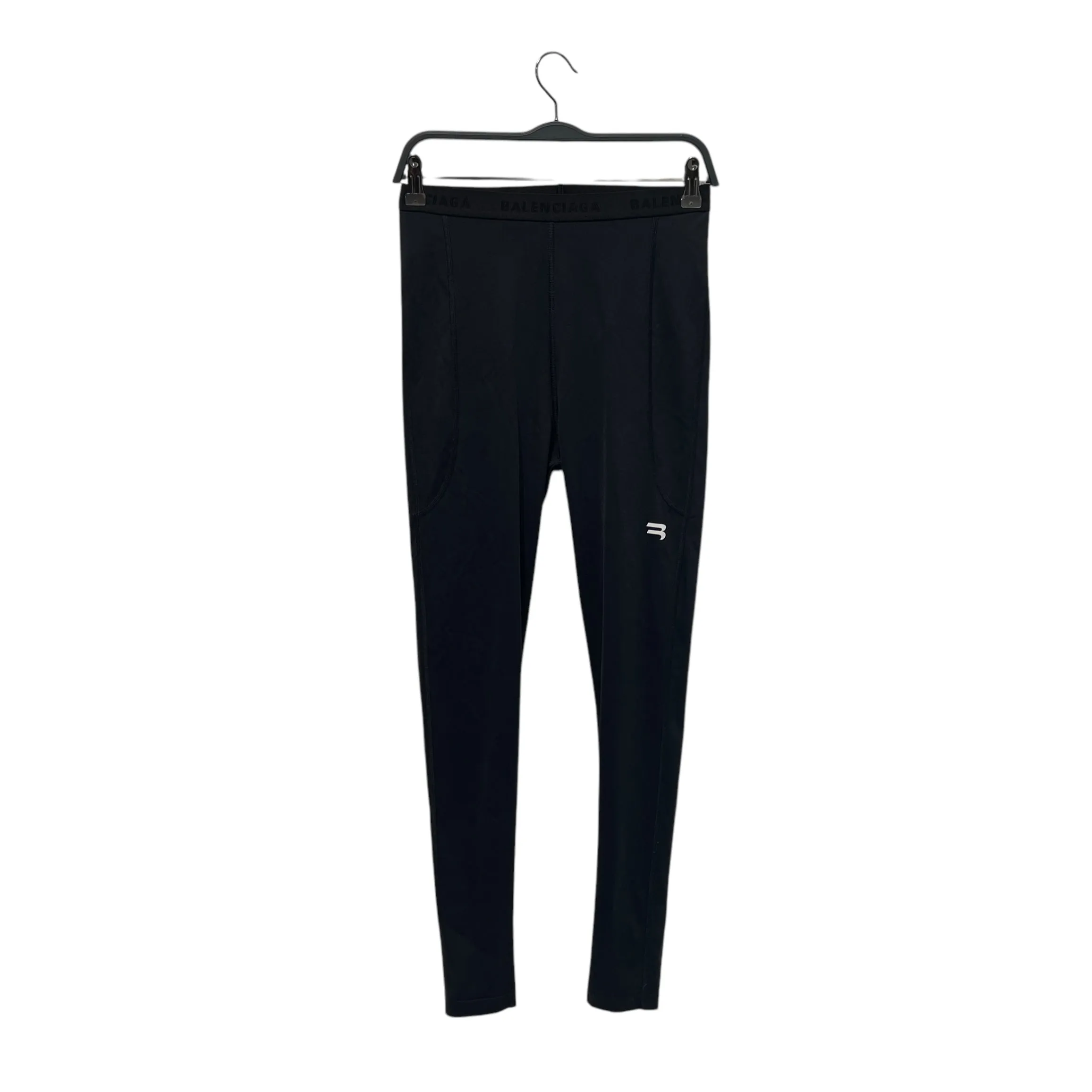BALENCIAGA/Bottoms/Polyester/BLK/leggings/