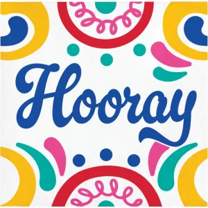 Birthday Swirls Beverage Napkin (16/Pkg)