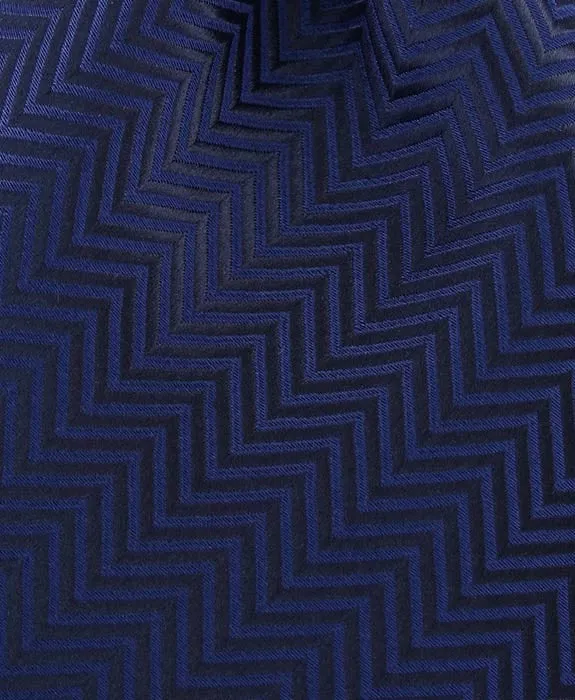 Black Herringbone 4" Wide Men's Tie