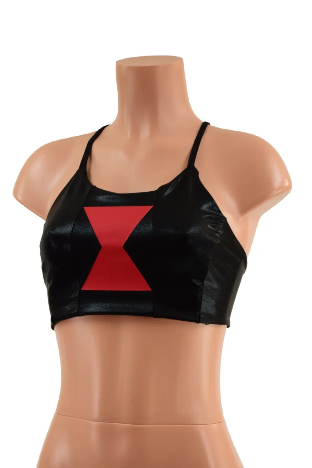 Black Widow Criss Cross Back Halter Top