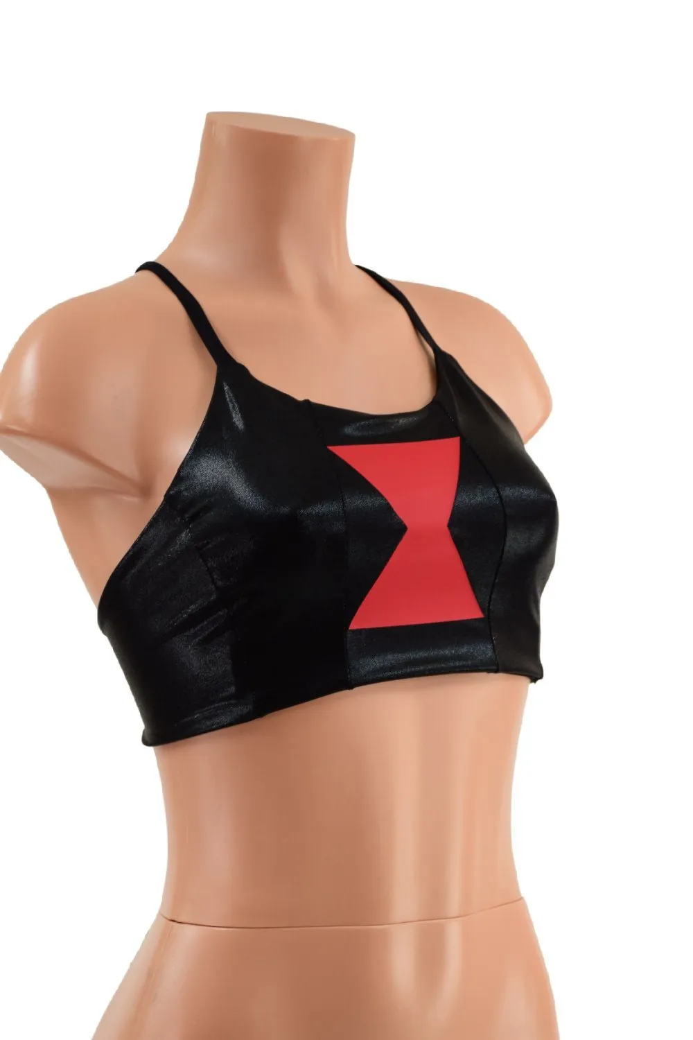 Black Widow Criss Cross Back Halter Top