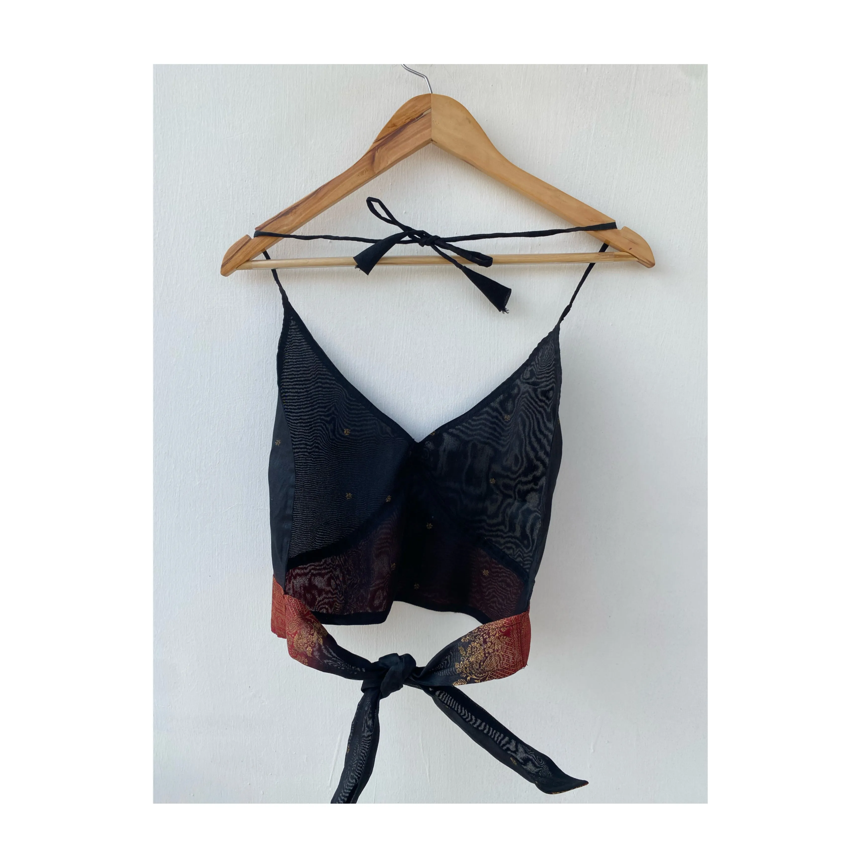 Black with red border