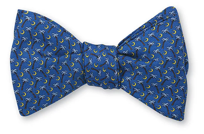 Blue Columbia Palmetto Bow Tie  - B3972