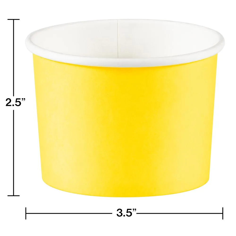 Bulk School Bus Yellow Paper Treat Cups (96 per Case)
