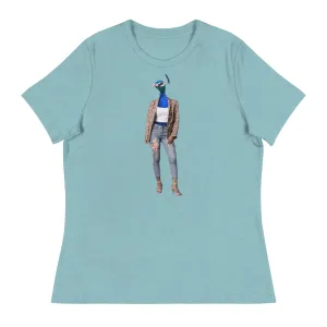 Casual Peacock Women's Relaxed T-Shirt