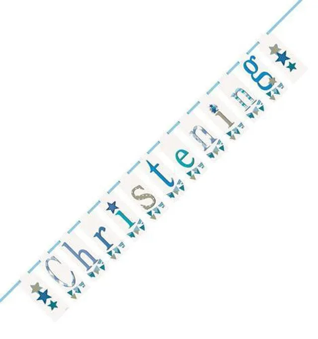 Christening - Blue Banner