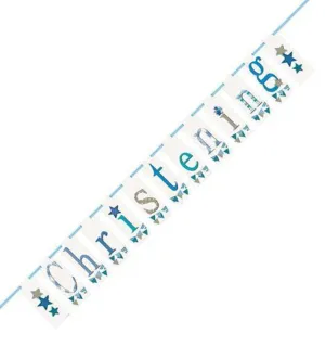 Christening - Blue Banner