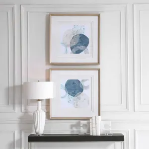 CIRCLET FRAMED PRINTS, S/2