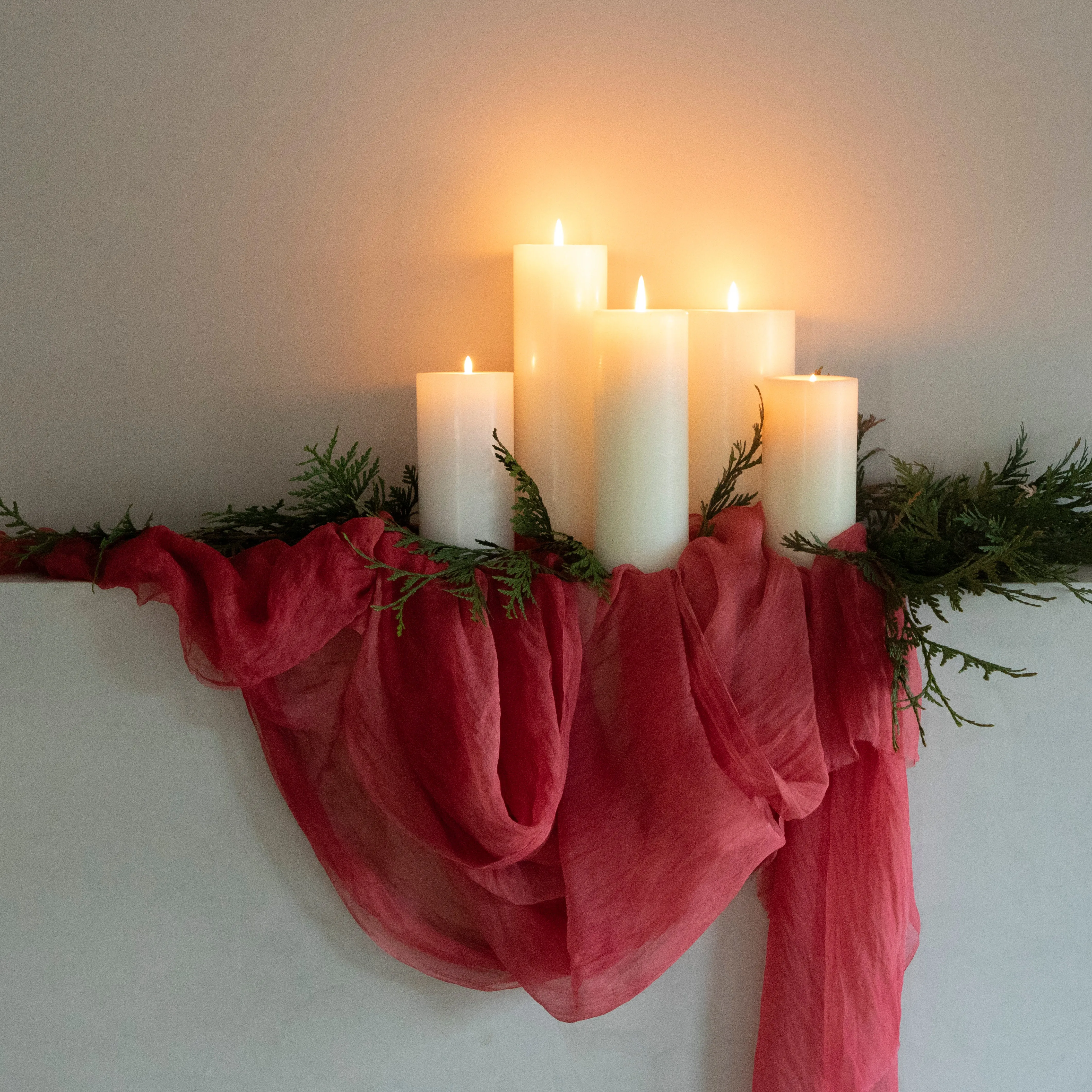 Cranberry Crush {Sheer Silk Runner}