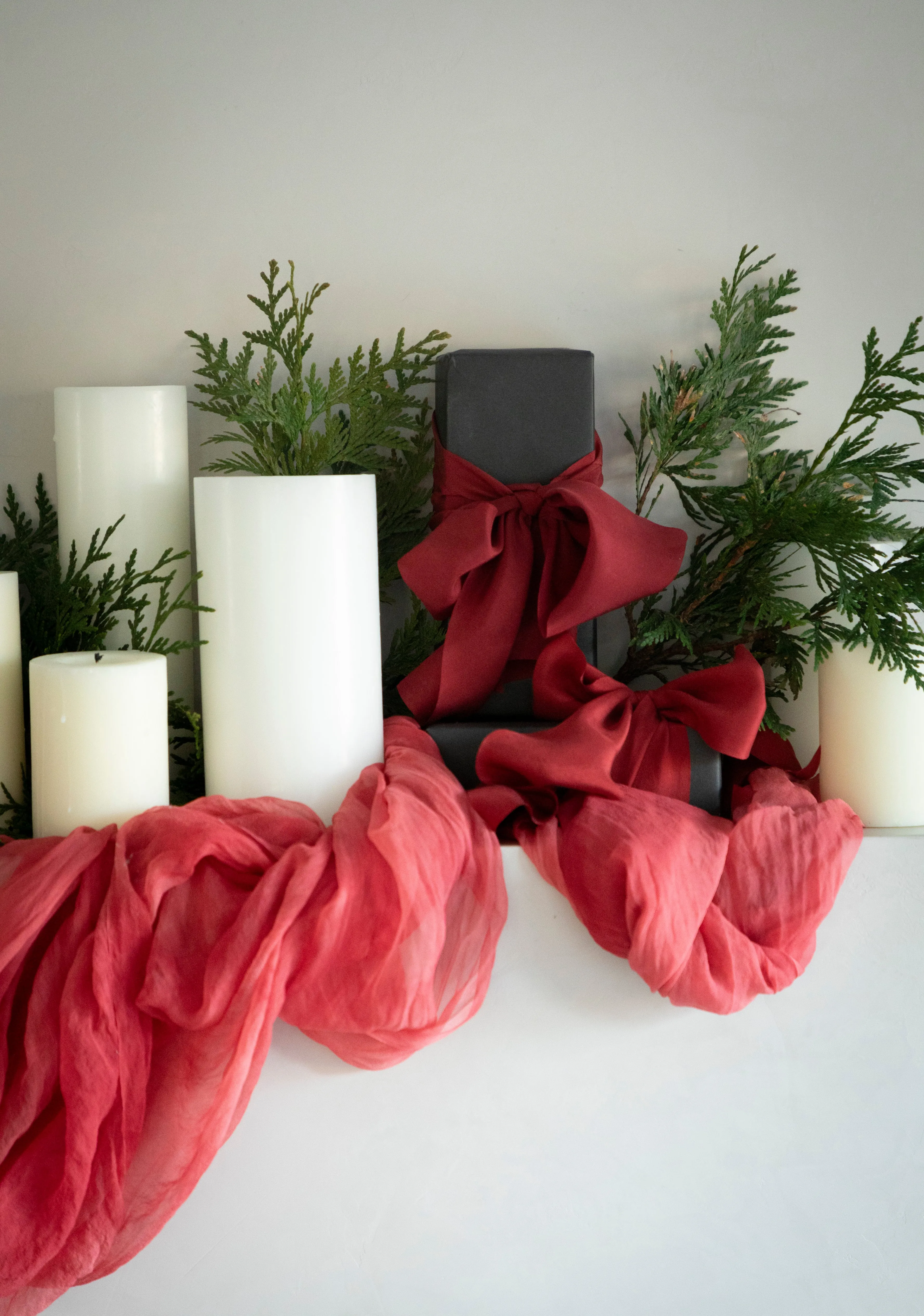 Cranberry Crush {Sheer Silk Runner}
