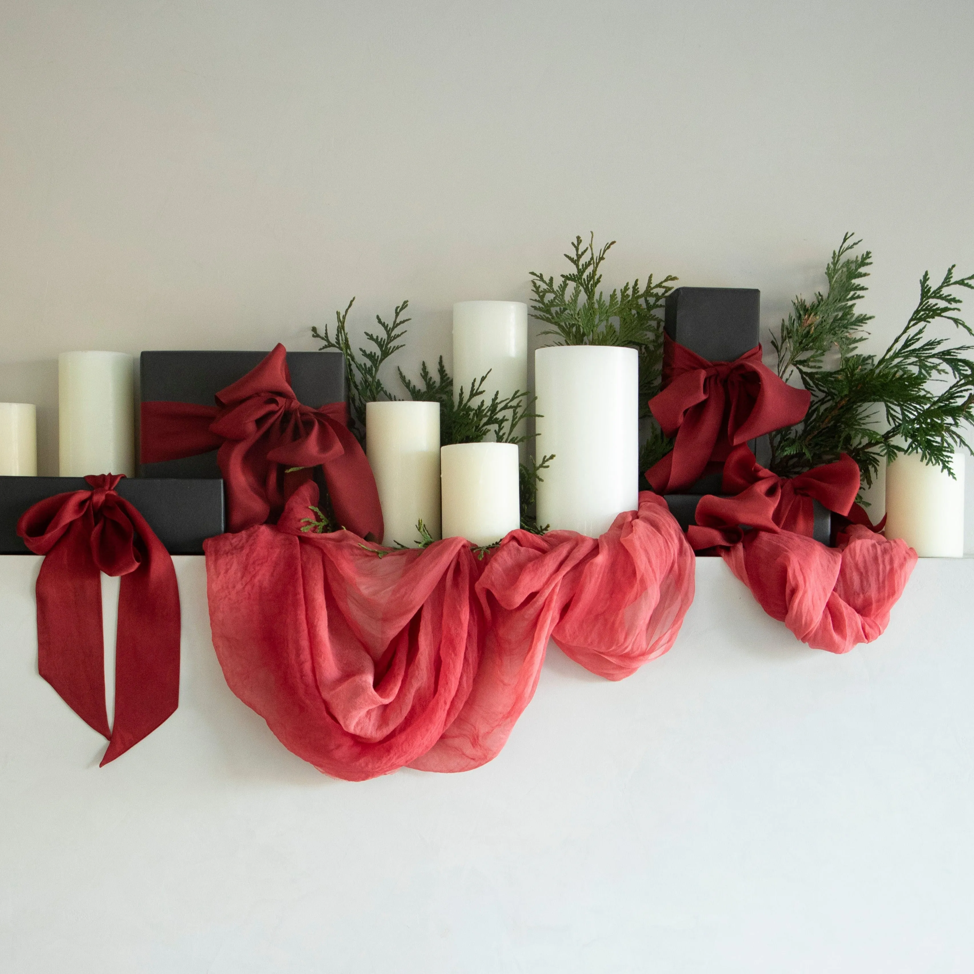 Cranberry Crush {Sheer Silk Runner}