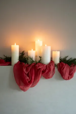 Cranberry Crush {Sheer Silk Runner}