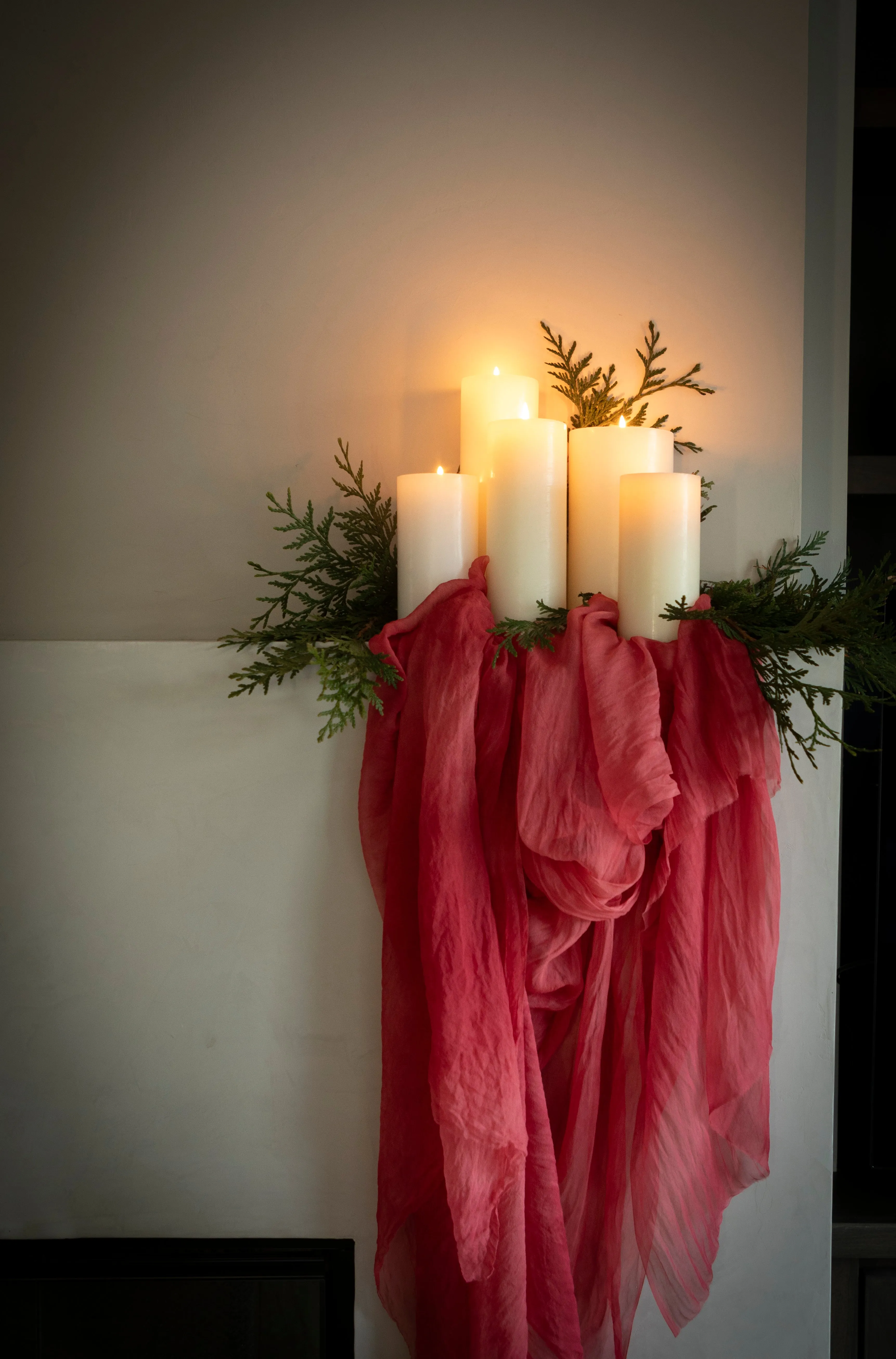 Cranberry Crush {Sheer Silk Runner}