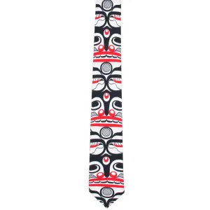Curtis Wilson Killer Whale Crosshatch Artist Silk Tie