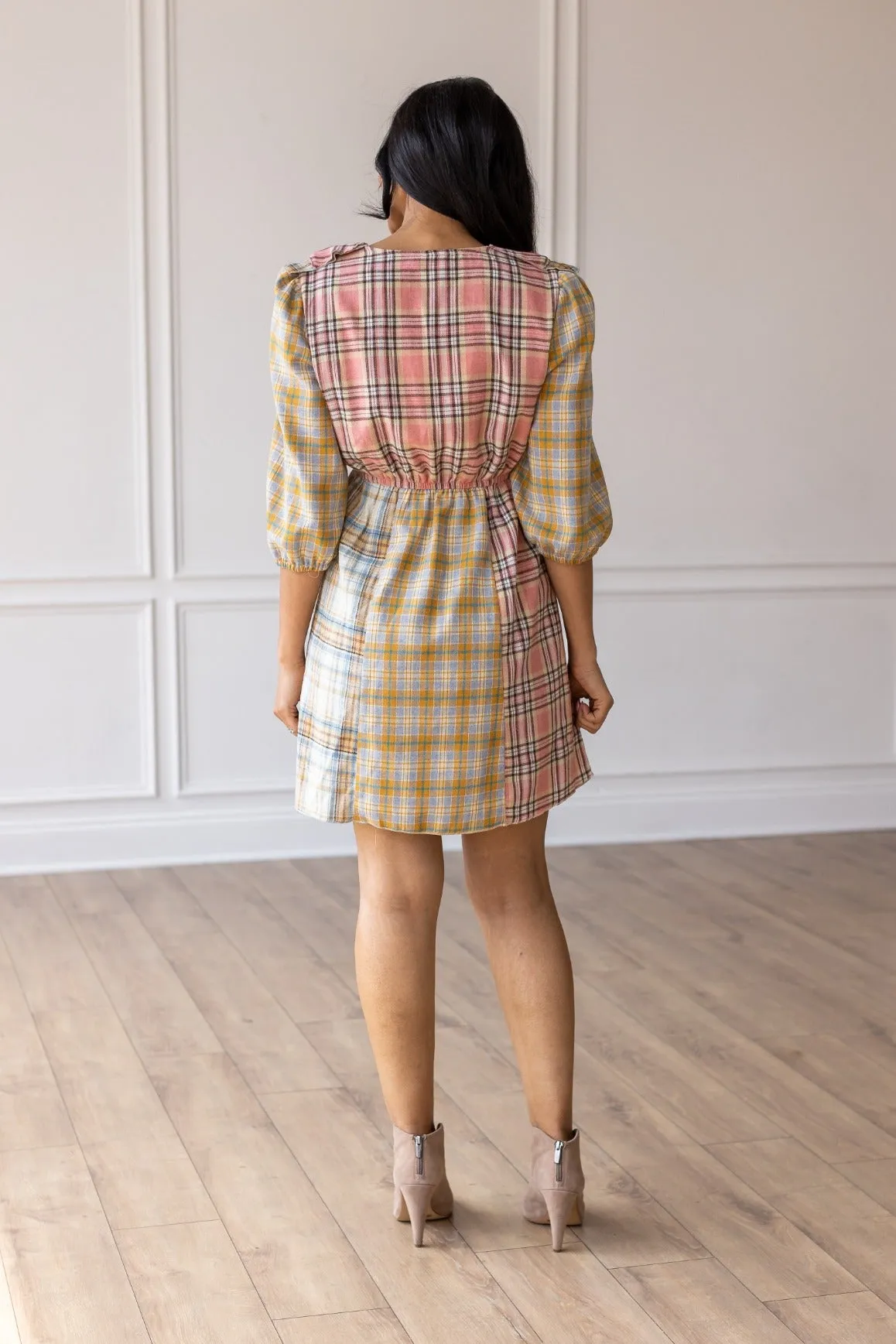 Diverse Plaid Serenade Dress