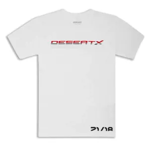 Ducati Desert X Logo Graphic Short Sleeve T-Shirt White