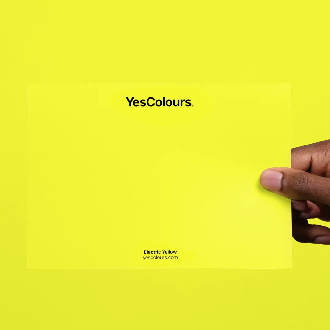 Electric Yellow paint swatch