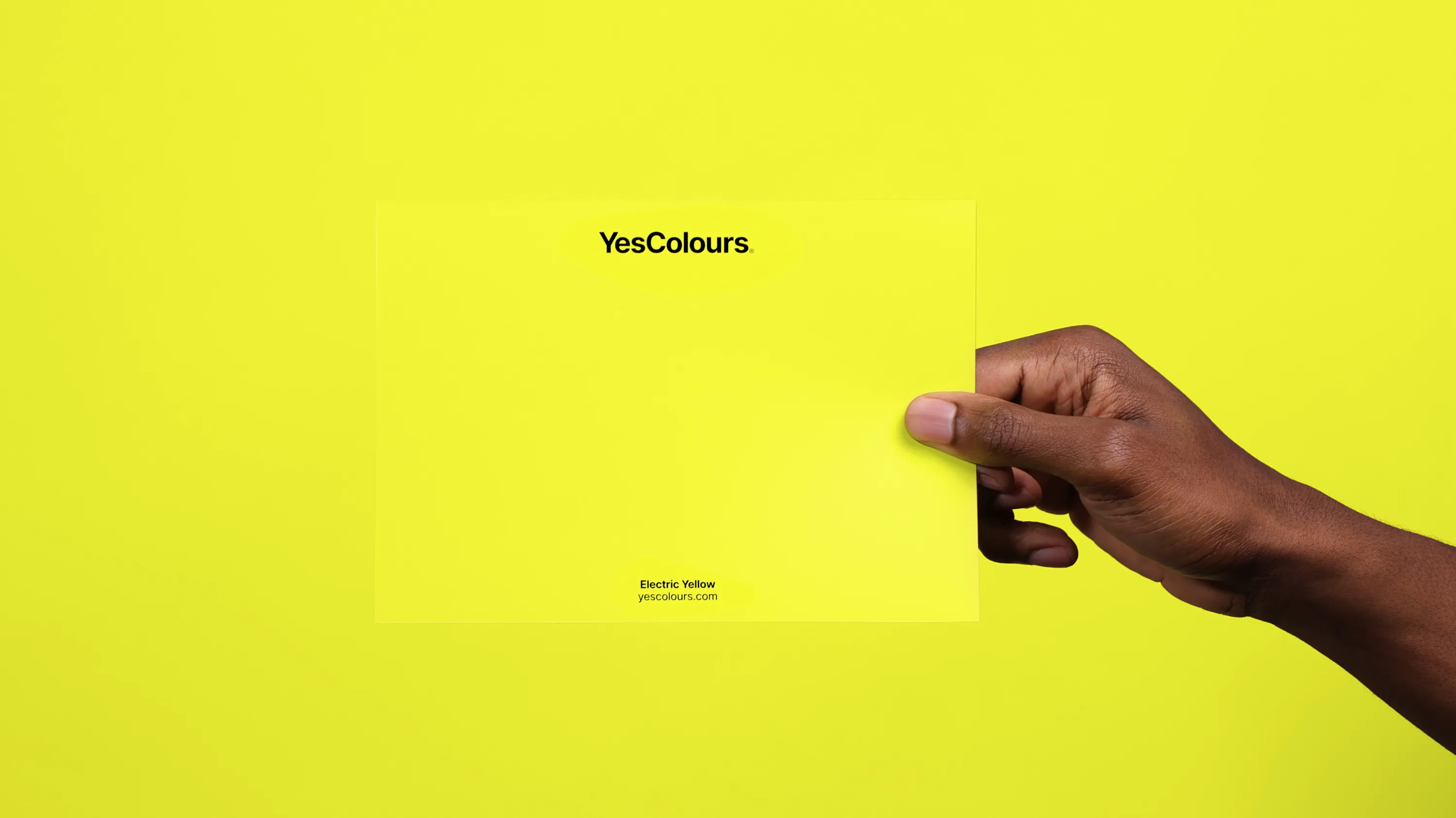 Electric Yellow paint swatch