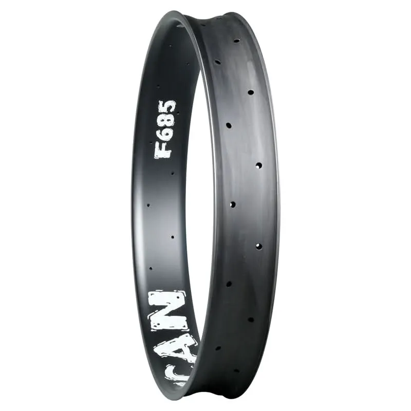 F685 Carbon Fat Bike Tubeless Ready Rim 90mm 1 Pcs