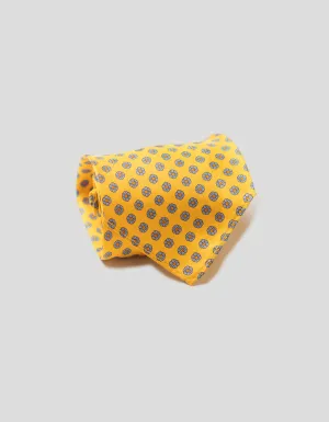 FOULARD UNLINED TIE  - YELLOW
