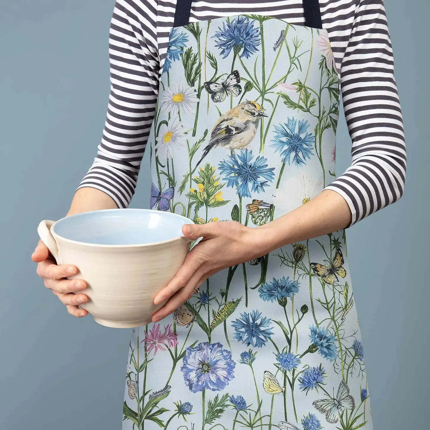 Goldcrest and Cornflower Apron