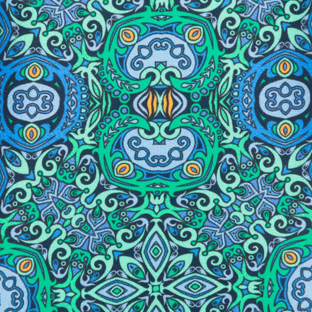 Green King of Sicily Duchesse Silk Tie