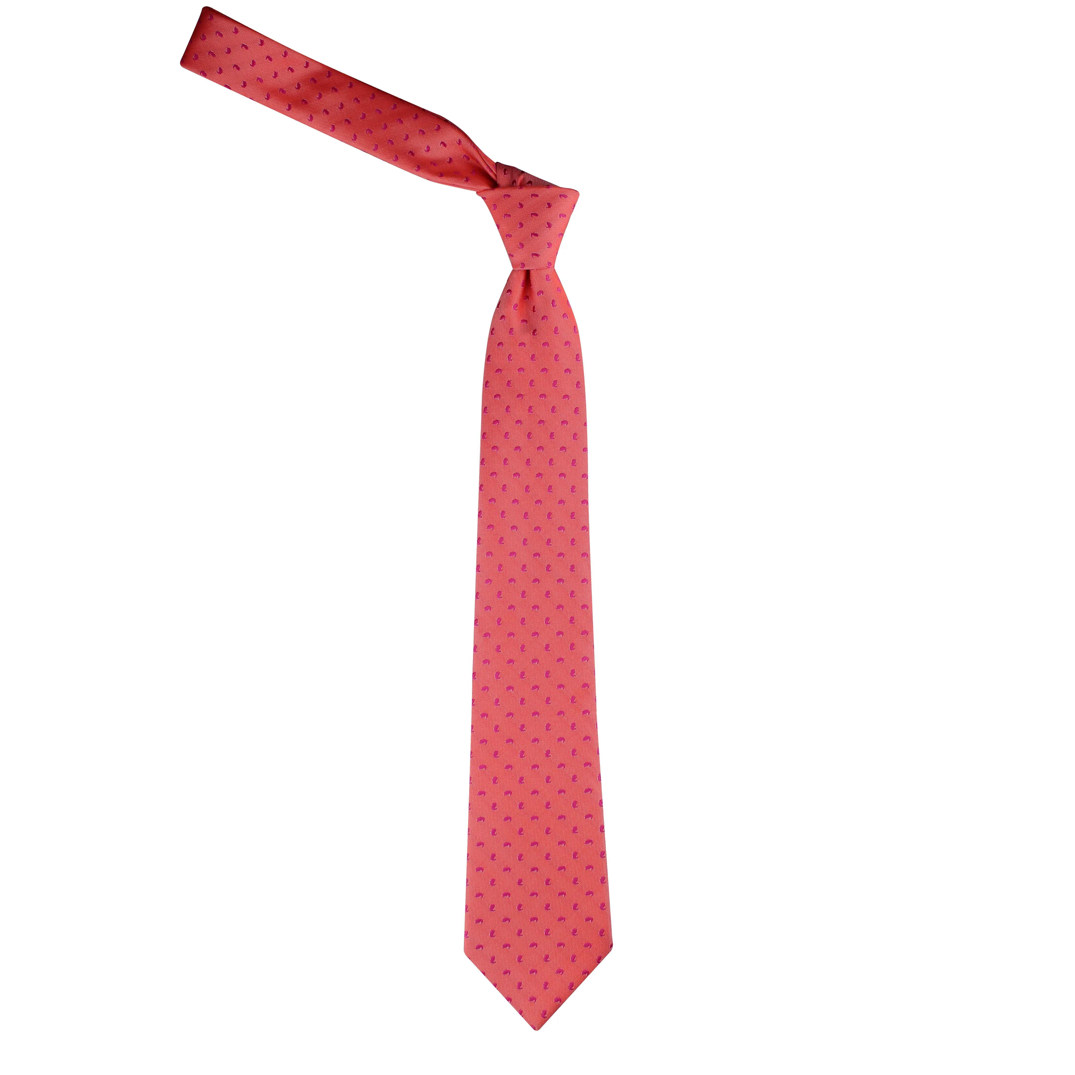 Kovove Pink Abstract Necktie and Pocket Square Gift Box