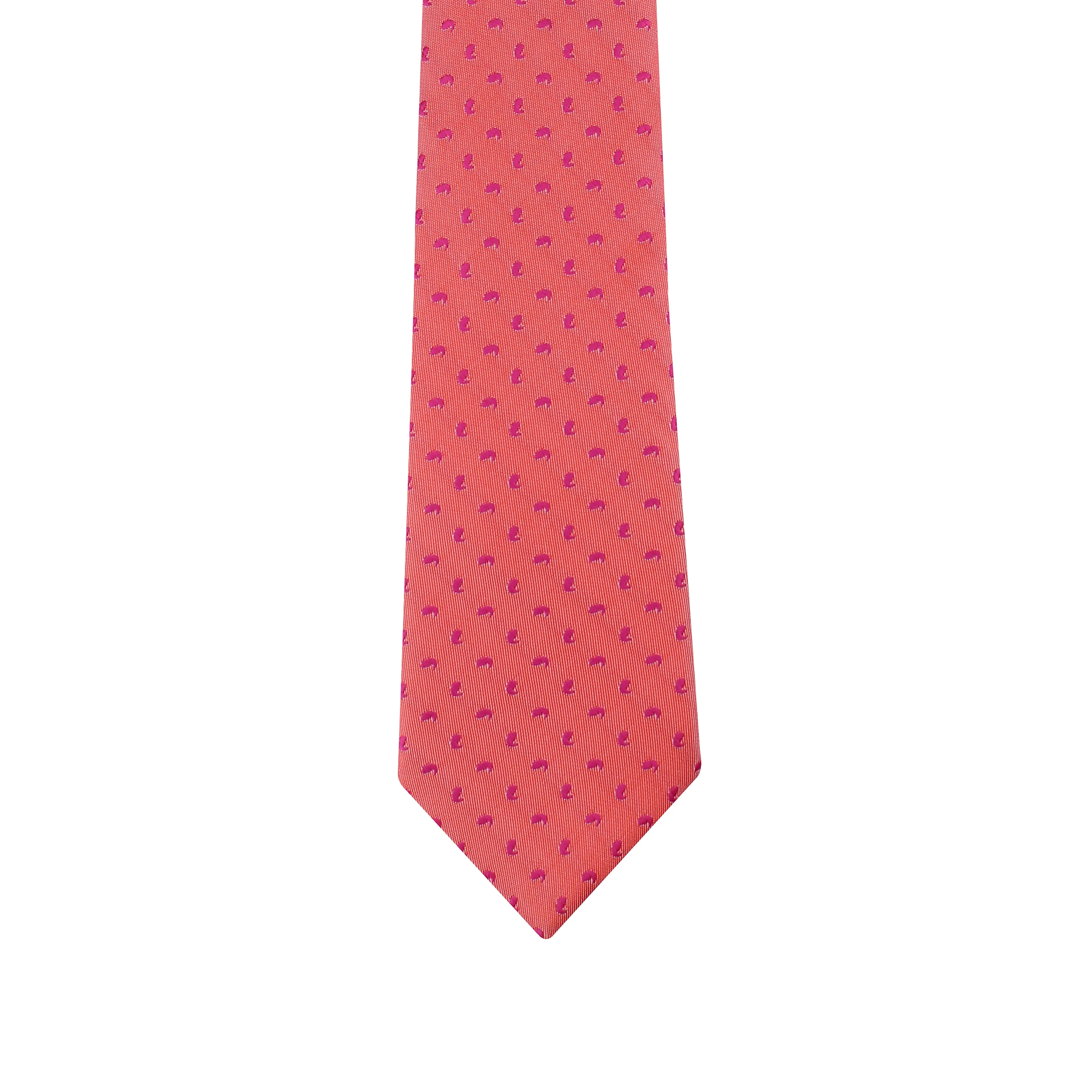 Kovove Pink Abstract Necktie and Pocket Square Gift Box