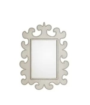 Modern Art & Craft's® Wooden Wall Mirror Frame | Window | Wall Hanging Mirror | Wall Mounted | without Mirror | Only Frame with Out Mirror (Size - 36"x24" Inch)(White)