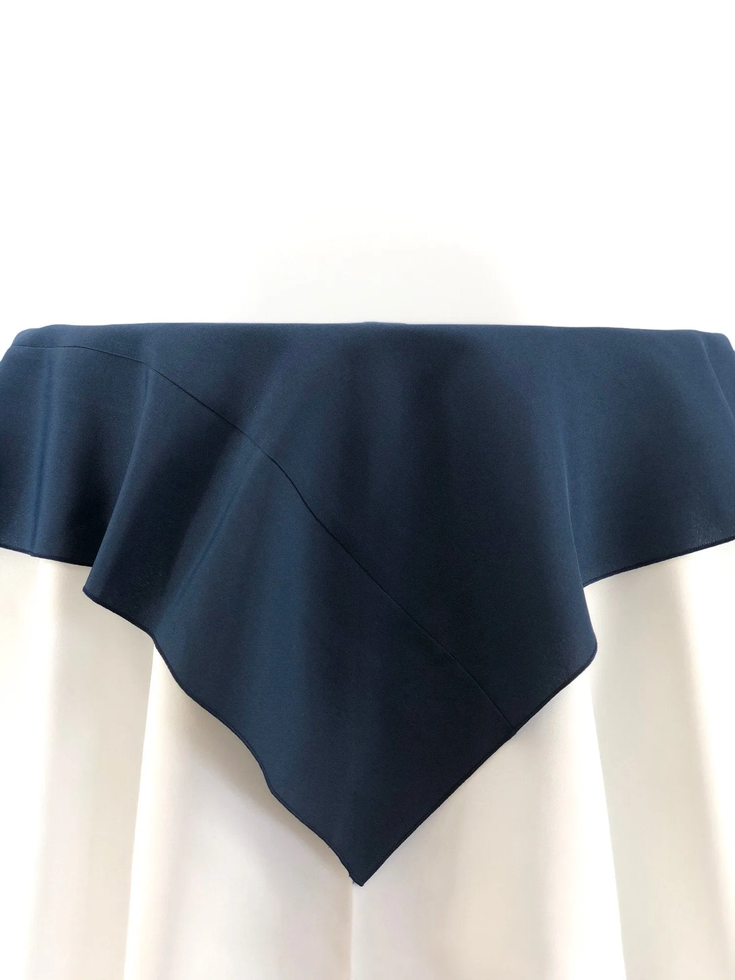 Navy Polyester Tablecloth
