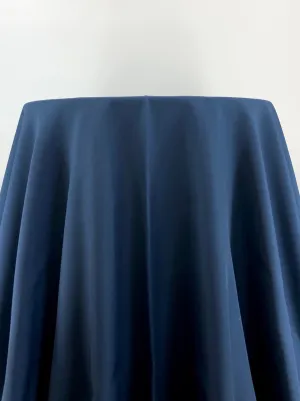 Navy Polyester Tablecloth