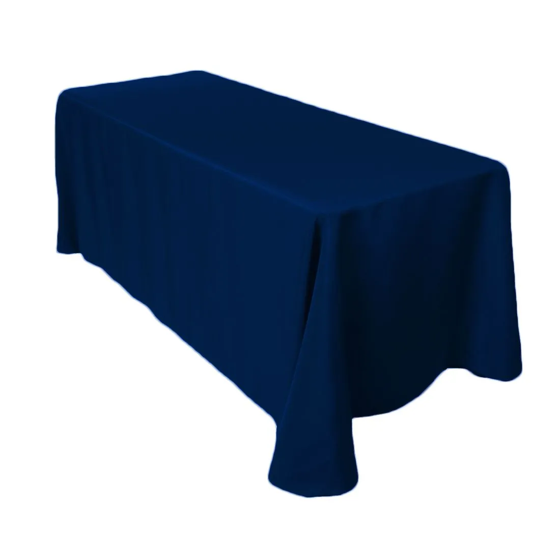 Navy Polyester Tablecloth