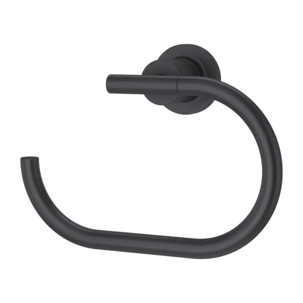 Pfister BRB-NC1B Contempra Towel Ring in Matte Black