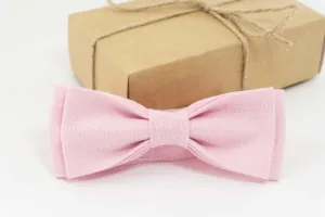 Pink bow ties for men |  batwing bow ties
