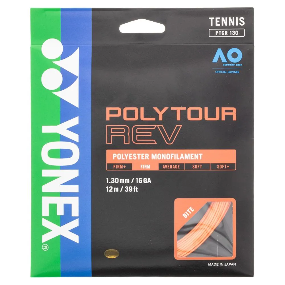 POLYTOUR REV Tennis String Bright Orange