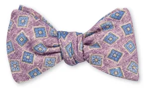 Purple Kendrick Medallions Bow Tie - B5055