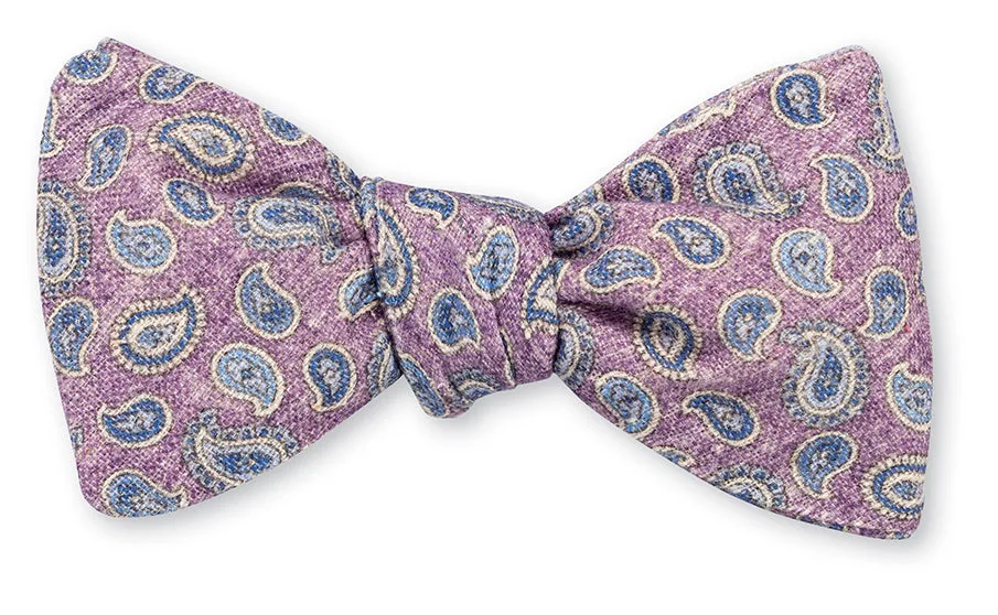 Purple Melrose Pine Bow Tie - B5047