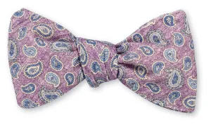 Purple Melrose Pine Bow Tie - B5047