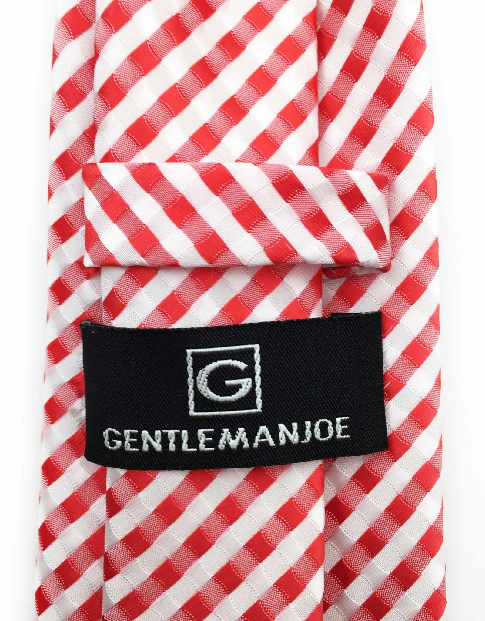 Red and White Seersucker Ties
