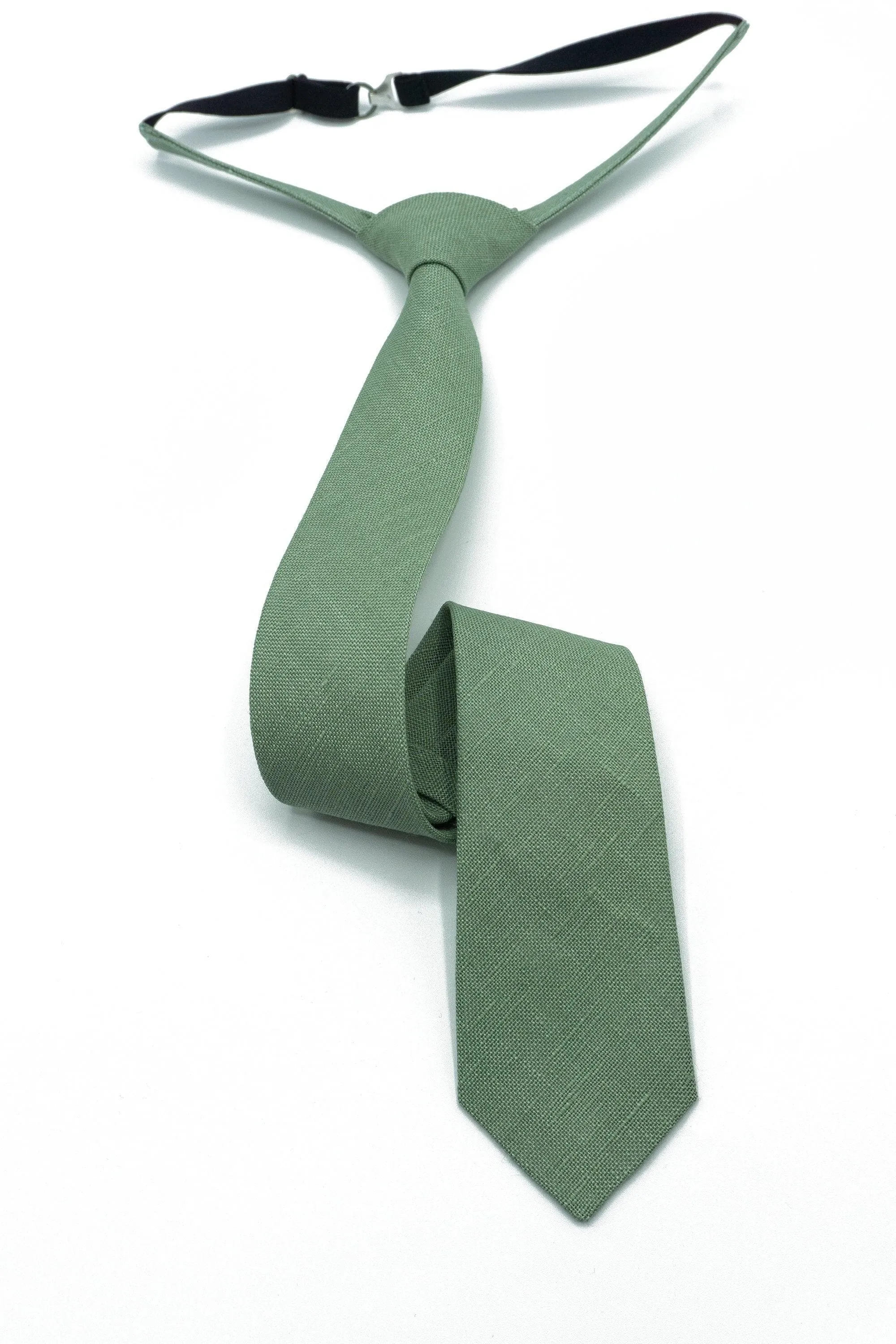 Sage Green Tie Set for Groomsmen and Weddings