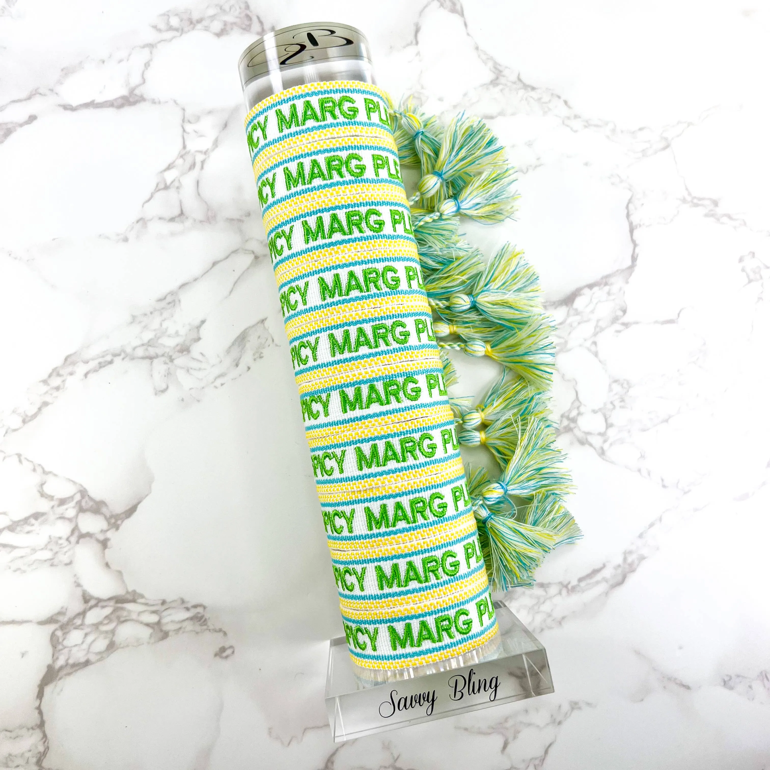 Spicy Marg Please Embroidered Bracelet