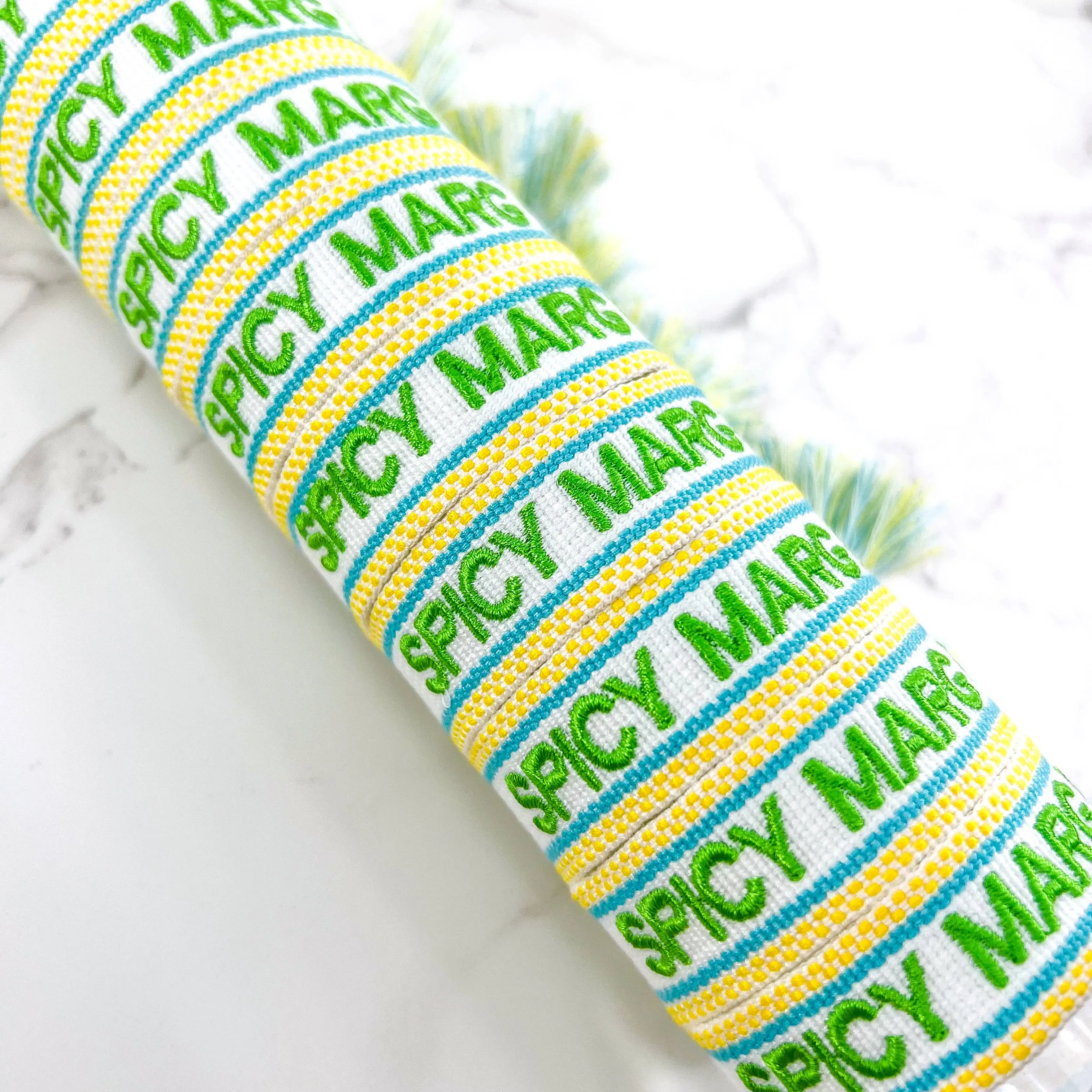Spicy Marg Please Embroidered Bracelet