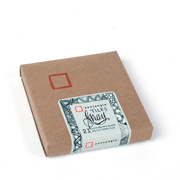 Square Gray Paper Tiles - 21