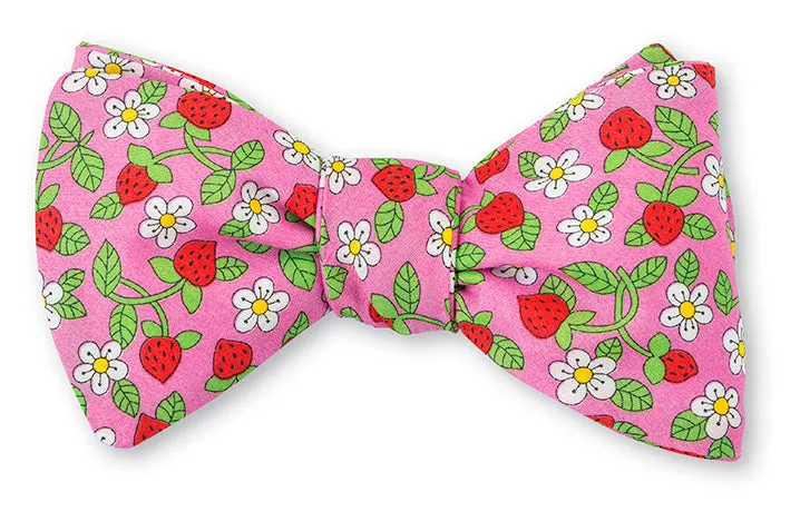 Strawberries and Cream Liberty London Bow Tie - B5000