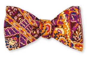 Tan Morrell Paisley Bow Tie - B5364